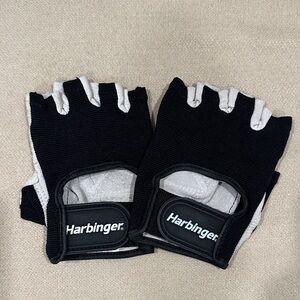 3/$15 Harbinger Women’s Black and Gray Fingerless Leather Gloves